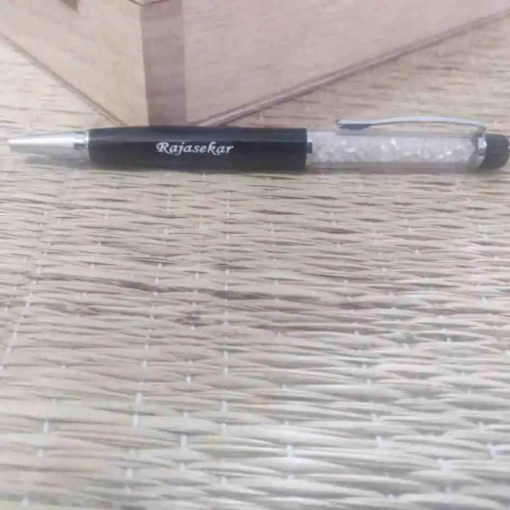 Personalized Black Shimmer Pen
